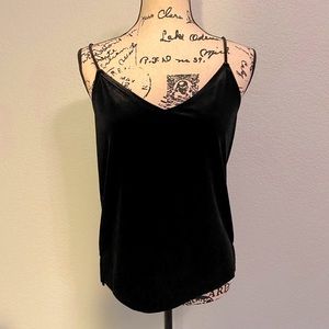 Rag and bone amber black velvet cami